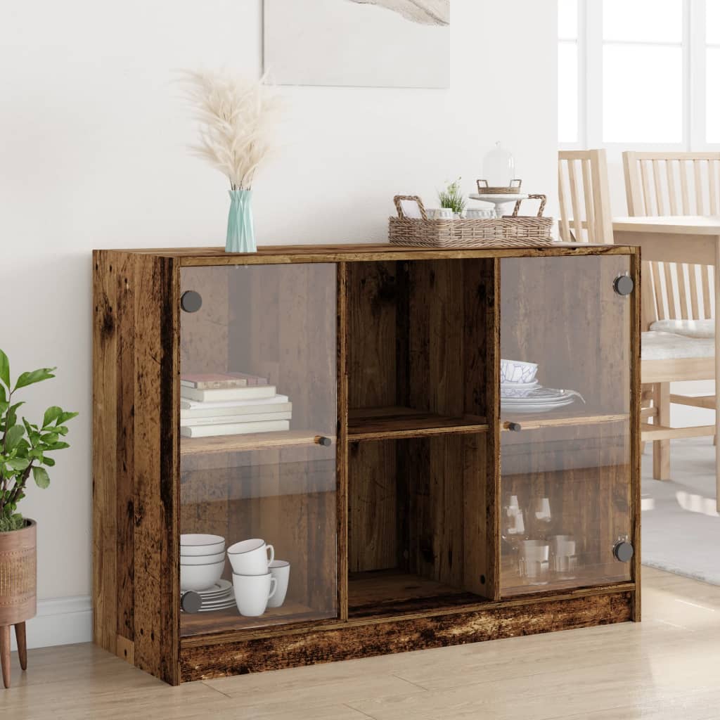 Sideboard Altholz-Optik 102x37x75,5 cm Holzwerkstoff