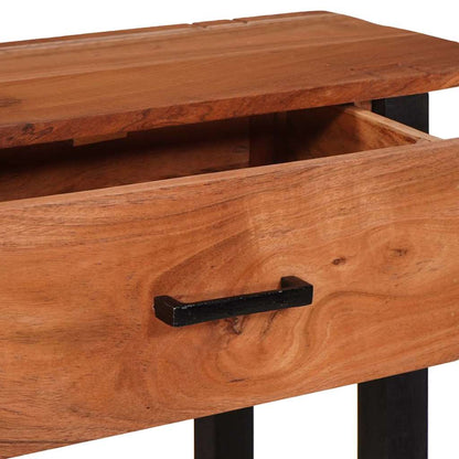 Konsolentisch Braun 110 x 30 x 75 cm Akazie Massivholz
