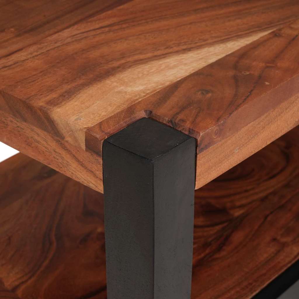 Medienschrank mit Schubladen mit Regal Braun Akazie Massivholz