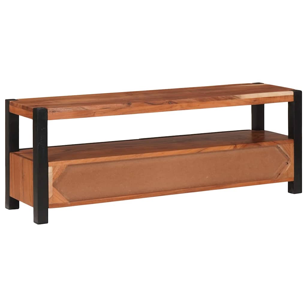 Medienschrank mit Schubladen mit Regal Braun Akazie Massivholz