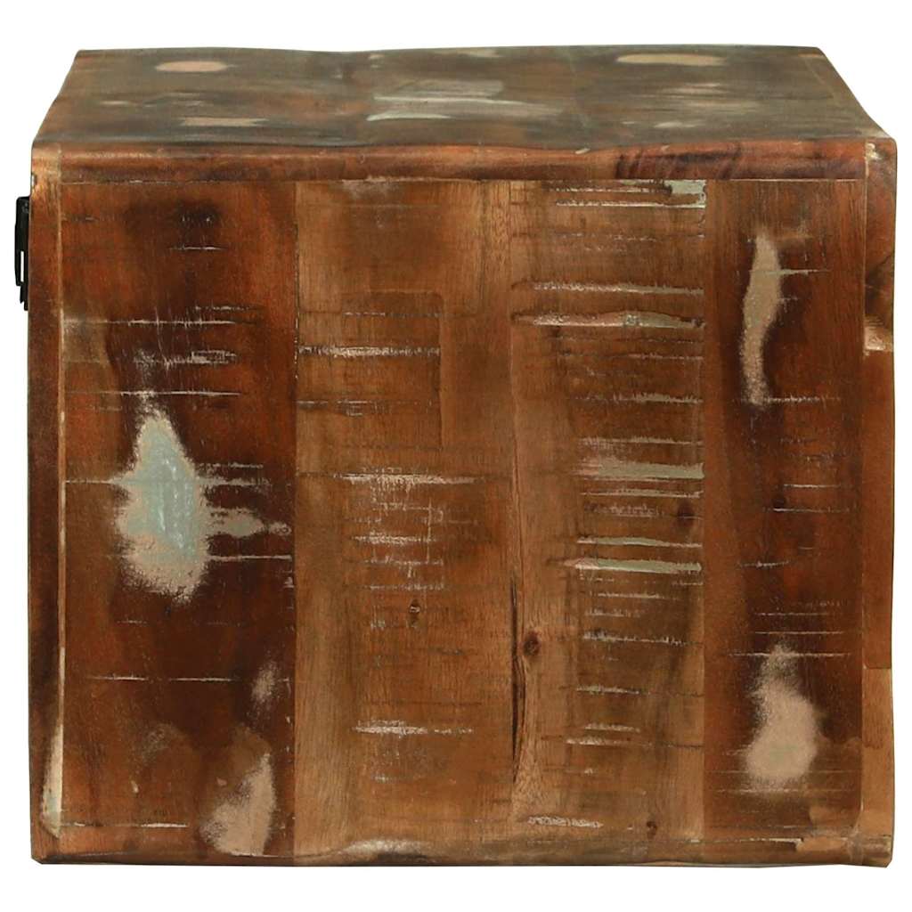 TV-Schrank mit Regal mit Speicher Mehrfarbig Massivholz Altholz