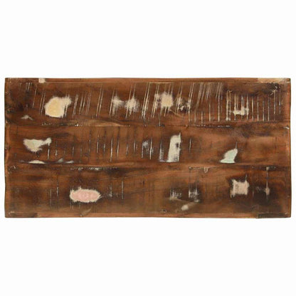 TV-Schrank mit Regal mit Speicher Mehrfarbig Massivholz Altholz