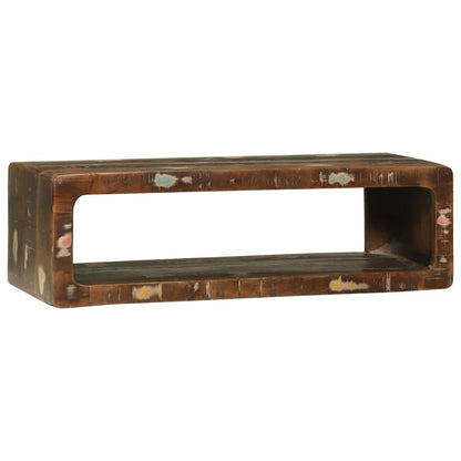 TV-Schrank mit Regal mit Speicher Mehrfarbig Massivholz Altholz