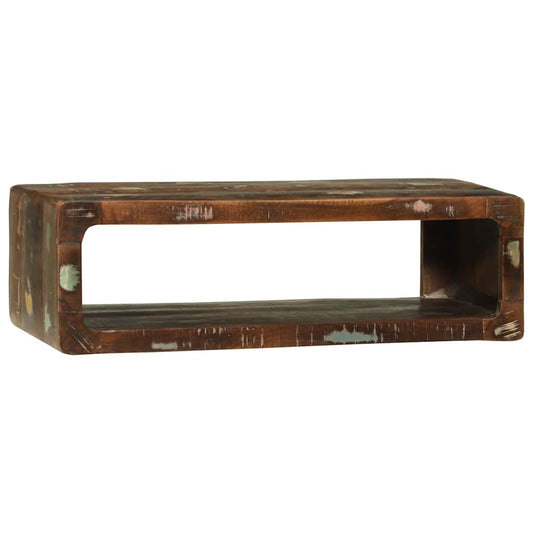 TV-Schrank mit Regal mit Speicher Mehrfarbig Massivholz Altholz