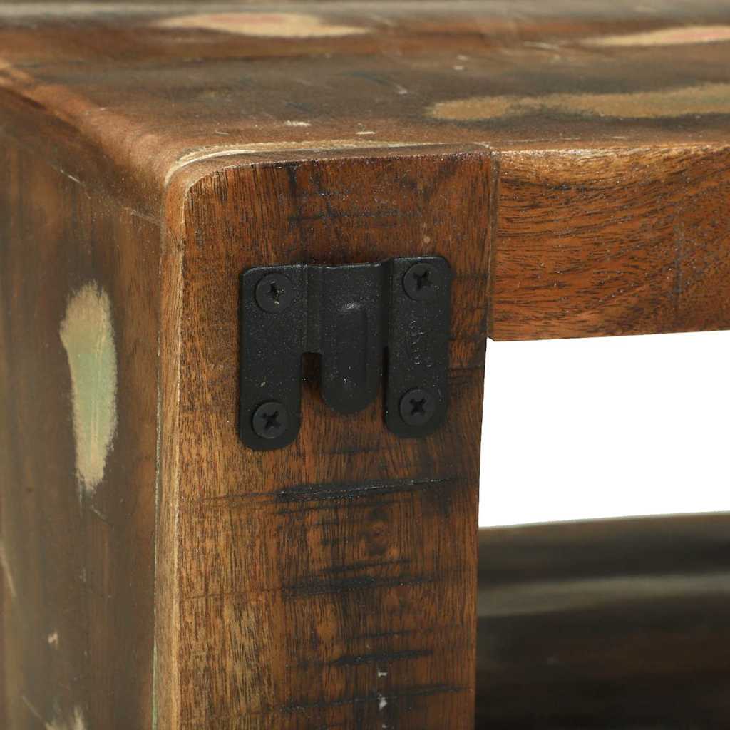 TV-Schrank-Set mit Regal 3 pcs Mehrfarbig Massivholz Altholz