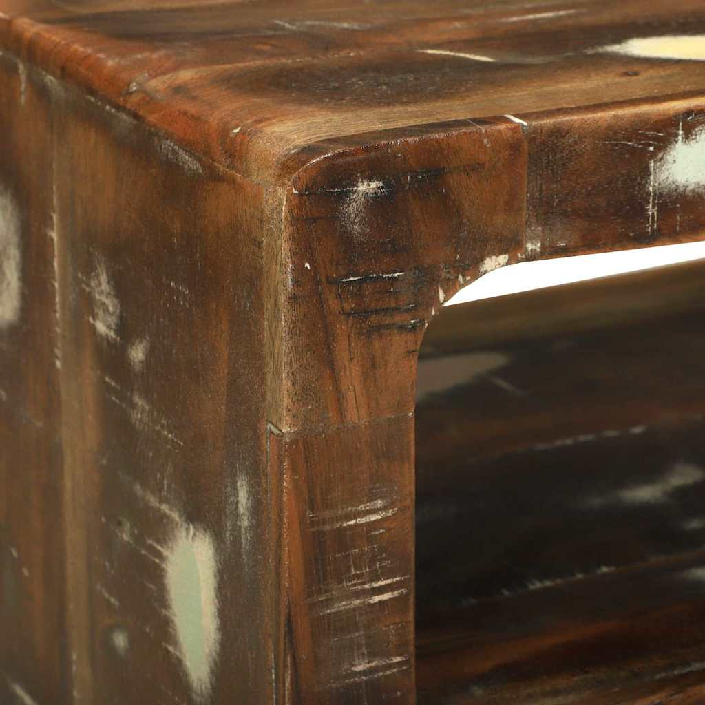 TV-Schrank Mehrfarbig 60 x 32 x 36 cm Massivholz Altholz