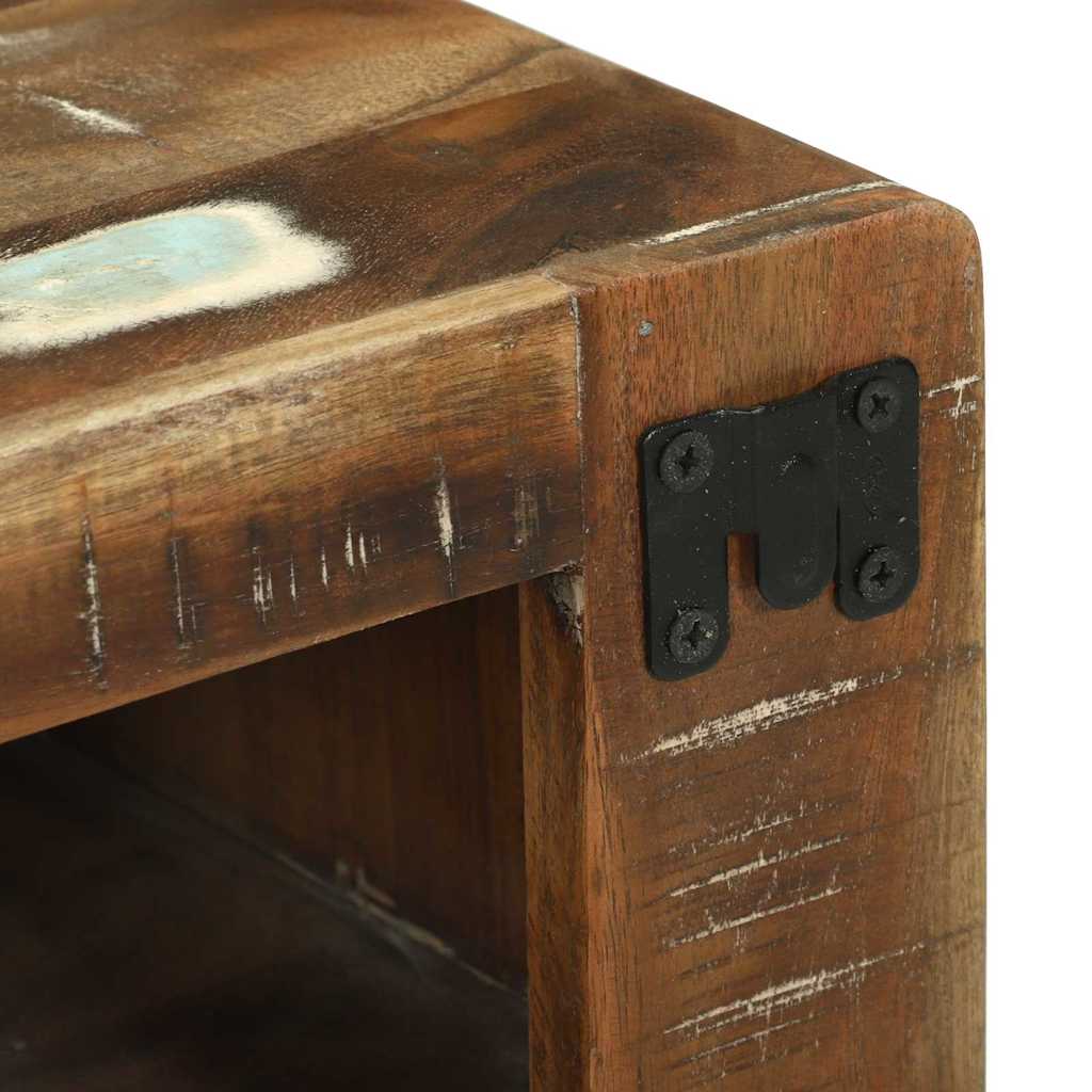 TV-Schrank Mehrfarbig 60 x 32 x 36 cm Massivholz Altholz