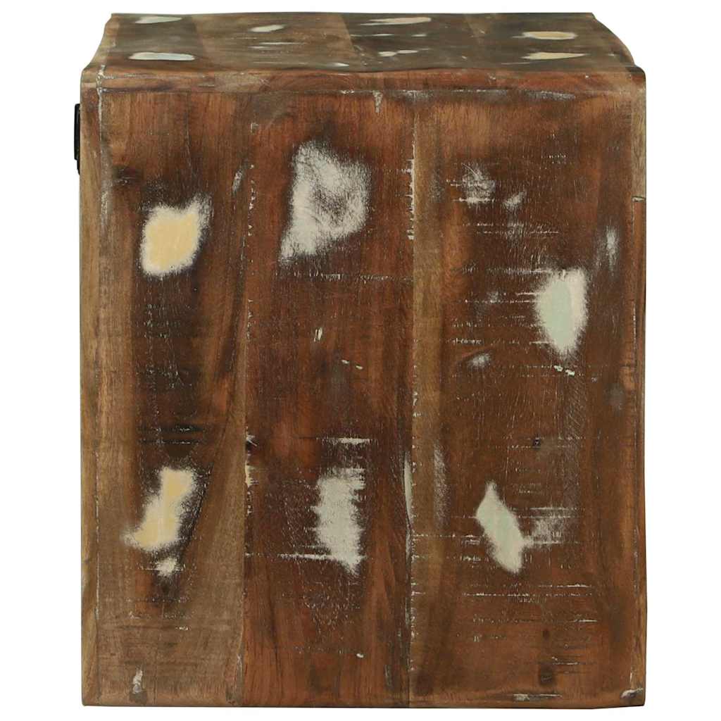 TV-Schrank Mehrfarbig 60 x 32 x 36 cm Massivholz Altholz