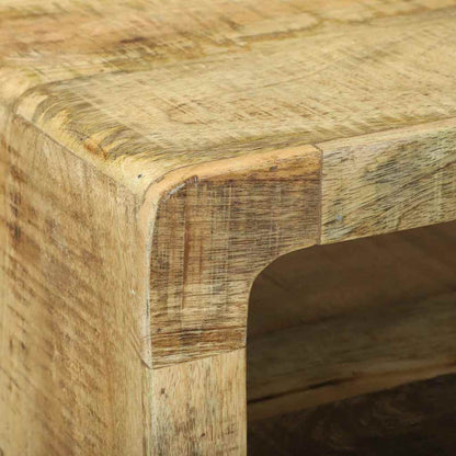 TV-Schrank mit Regal Braun 80 x 32 x 36 cm Massivholz Mango