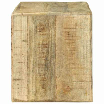 TV-Schrank mit Regal Braun 80 x 32 x 36 cm Massivholz Mango