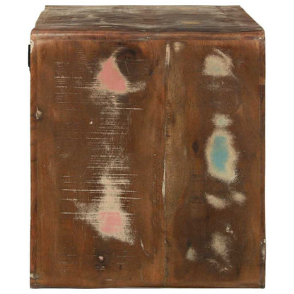 TV-Schrank Mehrfarbig 80 x 32 x 36 cm Massivholz Altholz