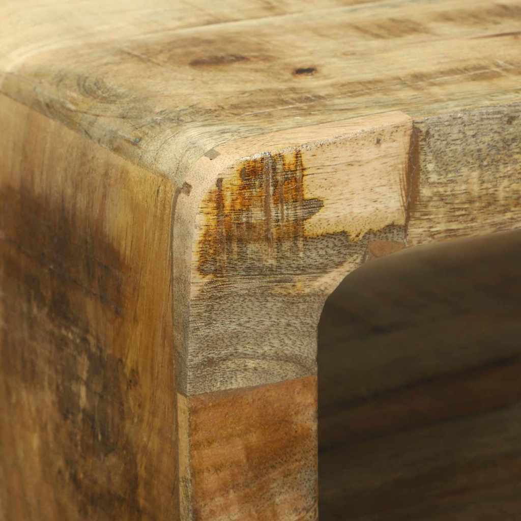 TV-Schrank mit Regal Braun 100 x 32 x 36 cm Massivholz Mango