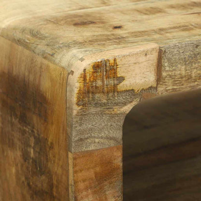 TV-Schrank mit Regal Braun 100 x 32 x 36 cm Massivholz Mango