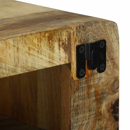 TV-Schrank mit Regal Braun 100 x 32 x 36 cm Massivholz Mango