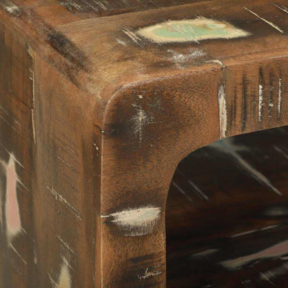 TV-Schrank Mehrfarbig 100 x 32 x 36 cm Massivholz Altholz