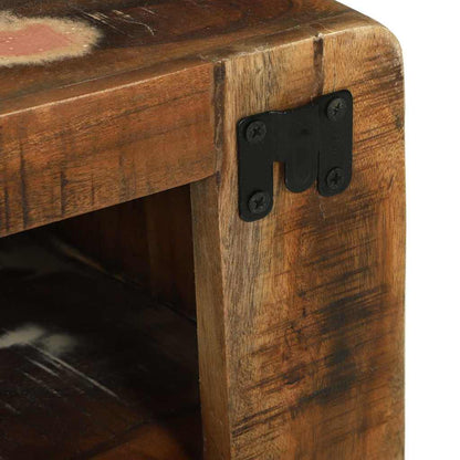 TV-Schrank Mehrfarbig 100 x 32 x 36 cm Massivholz Altholz