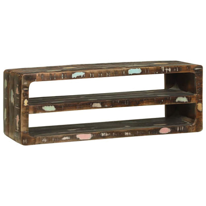 TV-Schrank Mehrfarbig 100 x 32 x 36 cm Massivholz Altholz