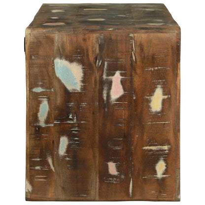 TV-Schrank Mehrfarbig 100 x 32 x 36 cm Massivholz Altholz