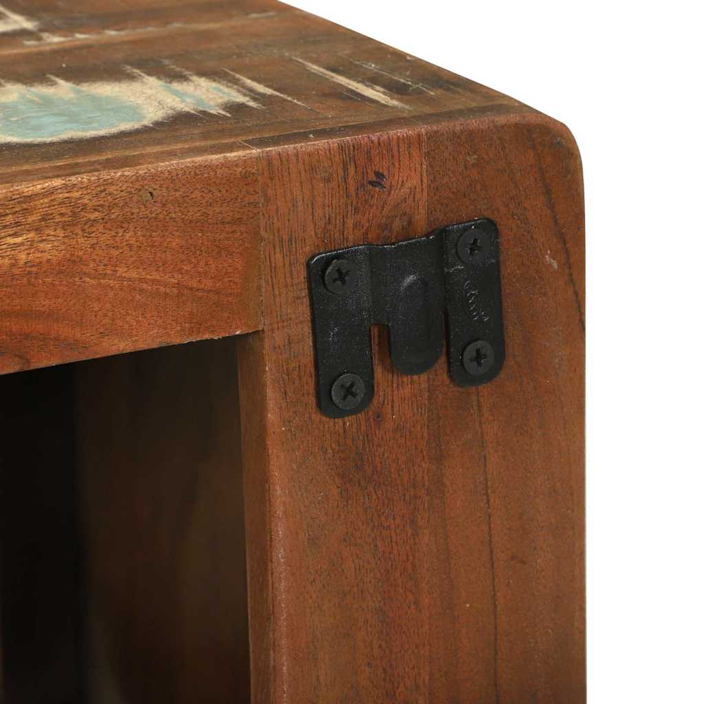 TV-Schrank Mehrfarbig 36 x 30 x 54 cm Massivholz Altholz