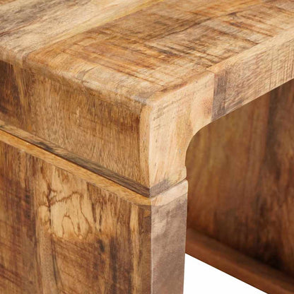 Beistelltische 2 pcs Braun massives Mangoholz
