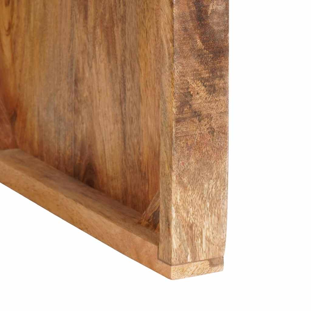 Beistelltische 2 pcs Braun massives Mangoholz
