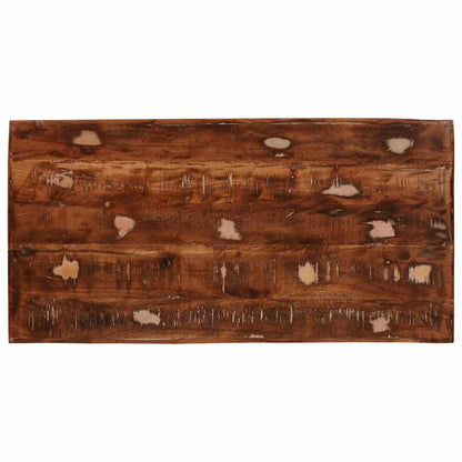 Schminktisch Braun 90 x 76 x 45 cm Massives recyceltes Holz