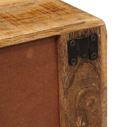 Wandmontierter Nachtschrank mit Regal Braun 40 x 30 x 36 cm