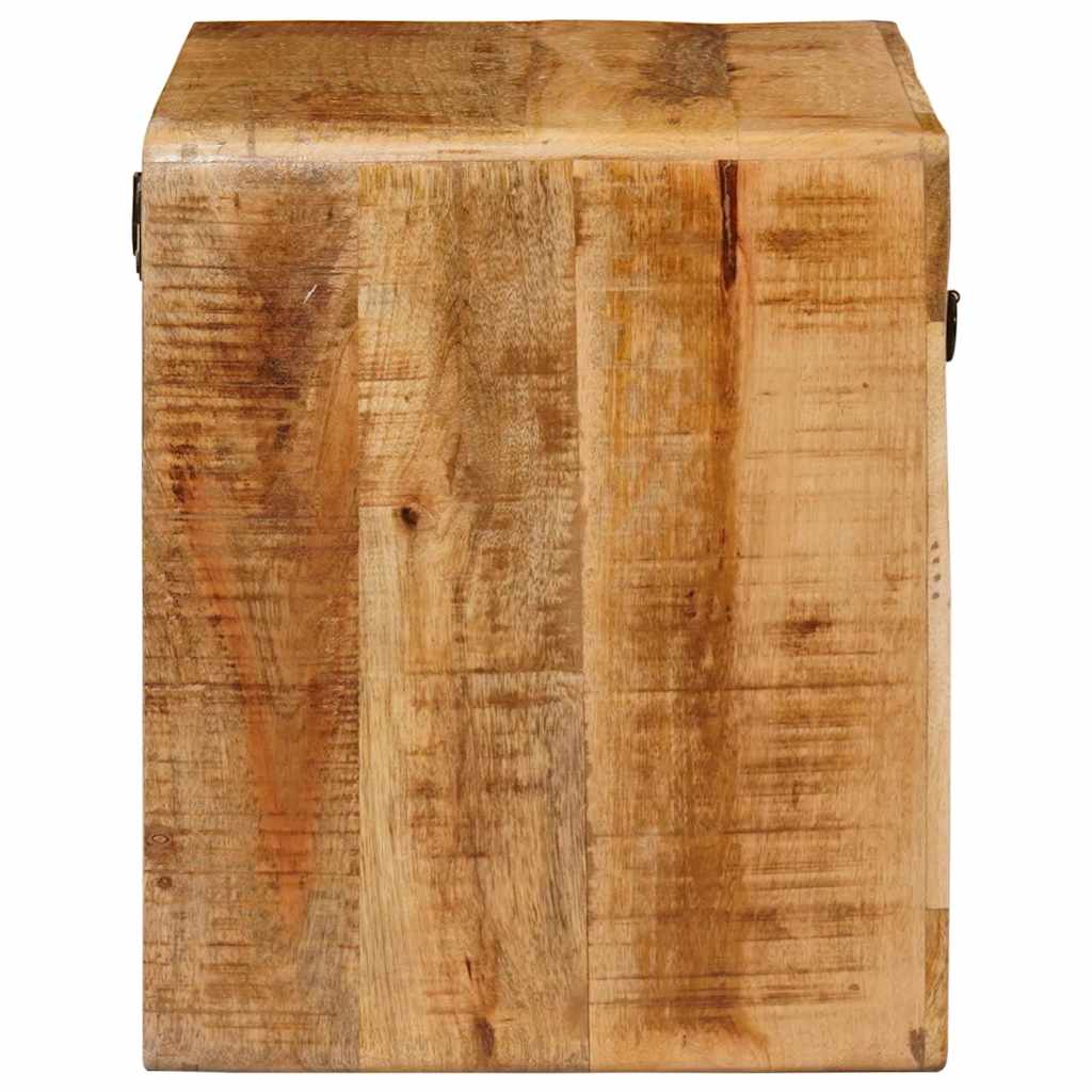 Wandmontierter Nachtschrank mit Regal Braun 40 x 30 x 36 cm