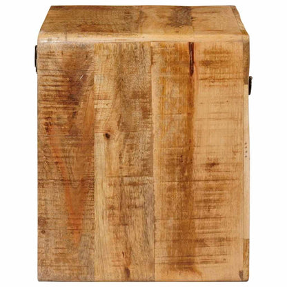 Wandmontierter Nachtschrank mit Regal Braun 40 x 30 x 36 cm