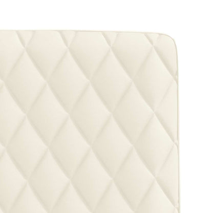 Esszimmerstühle 2 Stk. Creme Samt