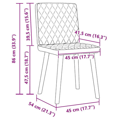 Esszimmerstühle 2 Stk. Schwarz Stoff