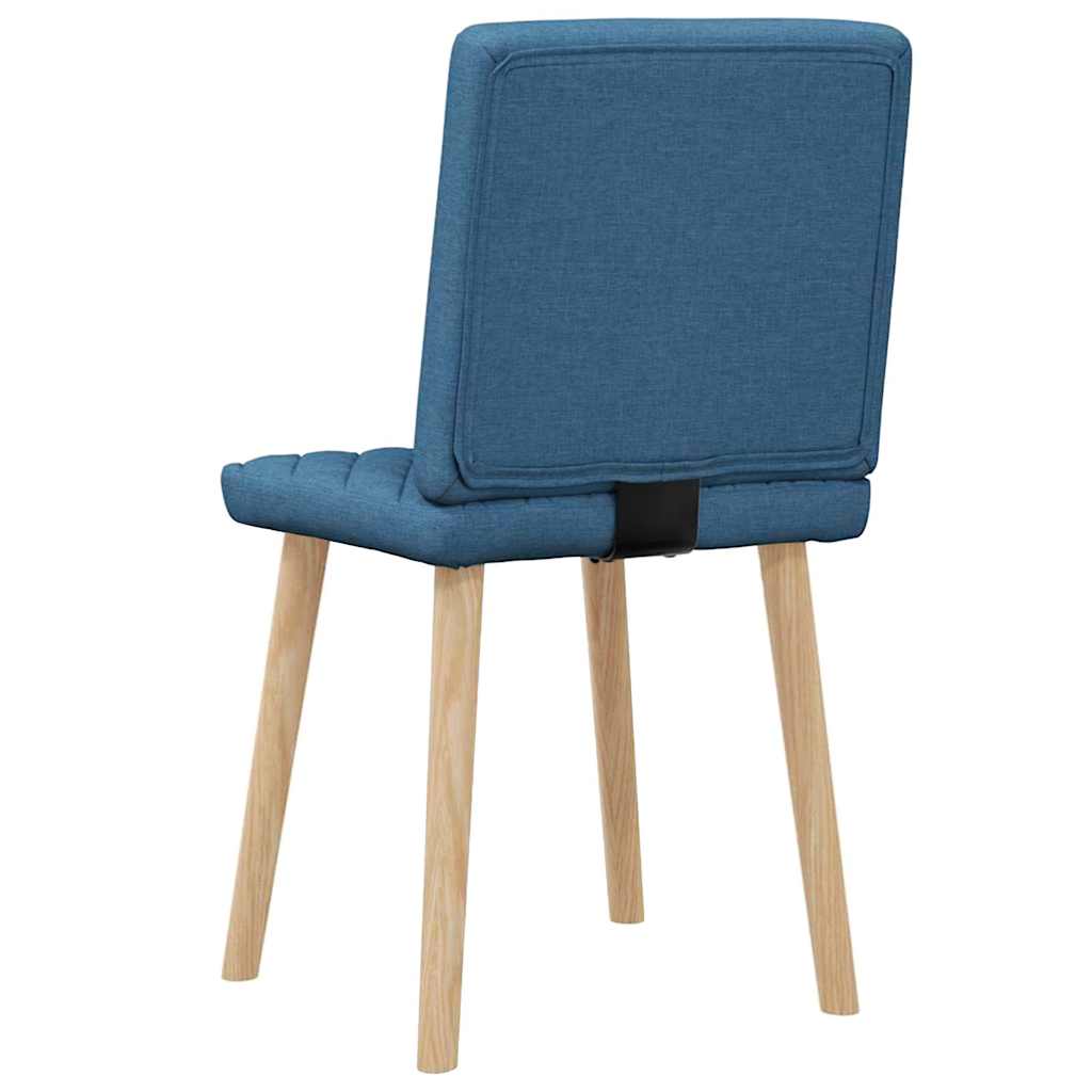 Esszimmerstühle 2 Stk. Blau Stoff