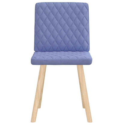 Esszimmerstühle 2 Stk. Jeansblau Stoff