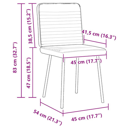 Esszimmerstühle 2 Stk. Rosa Samt