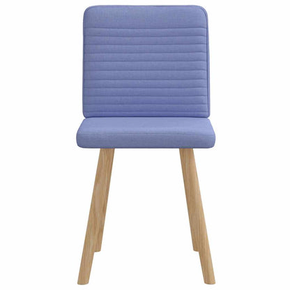 Esszimmerstühle 2 Stk. Jeansblau Stoff