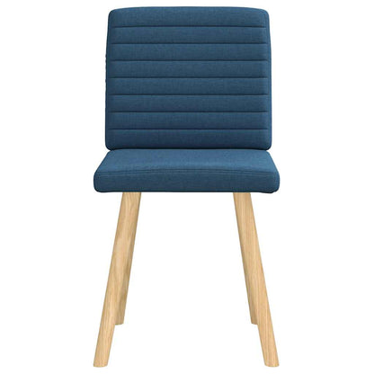 Esszimmerstühle 2 Stk. Blau Stoff