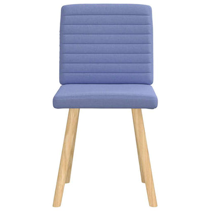 Esszimmerstühle 2 Stk. Jeansblau Stoff