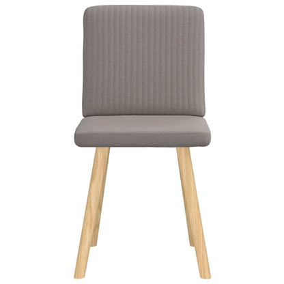 Esszimmerstühle 2 Stk. Taupe Stoff
