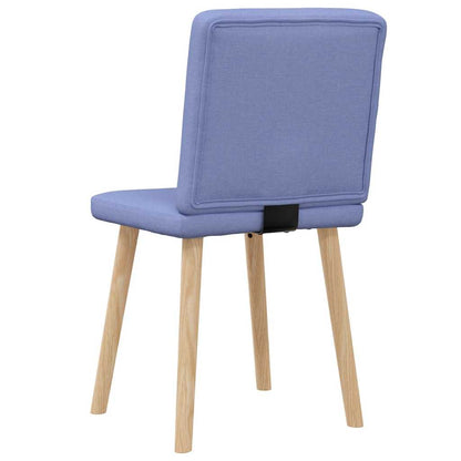 Esszimmerstühle 2 Stk. Jeansblau Stoff