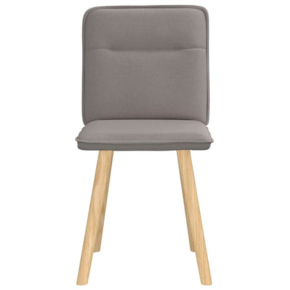 Esszimmerstühle 2 Stk. Taupe Stoff