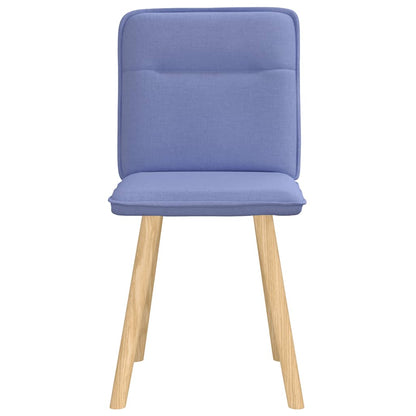 Esszimmerstühle 2 Stk. Jeansblau Stoff
