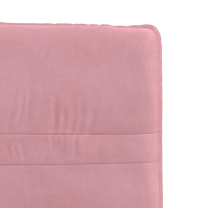 Esszimmerstühle 2 Stk. Rosa Samt