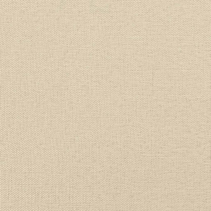 Esszimmerstühle 2 Stk. Creme Stoff