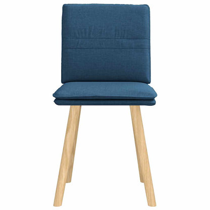 Esszimmerstühle 2 Stk. Blau Stoff