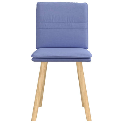 Esszimmerstühle 2 Stk. Jeansblau Stoff