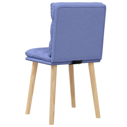 Esszimmerstühle 2 Stk. Jeansblau Stoff