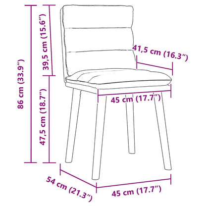 Esszimmerstühle 2 Stk. Leinen