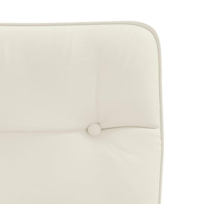 Esszimmerstühle 2 Stk. Creme Samt
