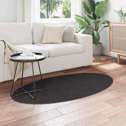 Teppich HUARTE Anthrazit 80 x 150 cm Polyester