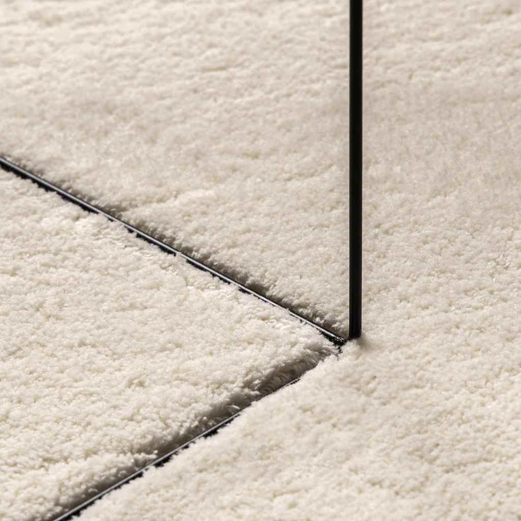 Teppich HUARTE Beige 100 x 200 cm Polyester